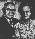Mr. and Mrs. C.E. Spencer, 55th anniv., 1955