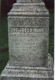 gravestone of Rev Ove Jacob Hjort