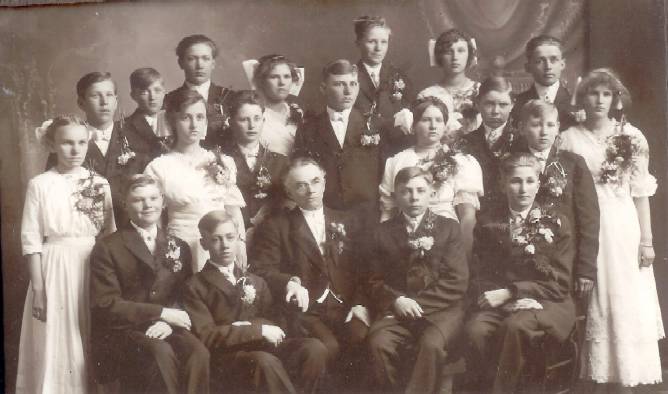 St. Paul's Lutheran church confirmation - March 1915