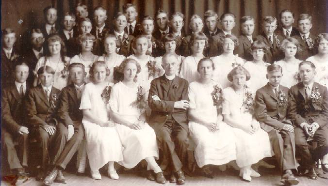 St. Paul's Lutheran confirmation class - 1923
