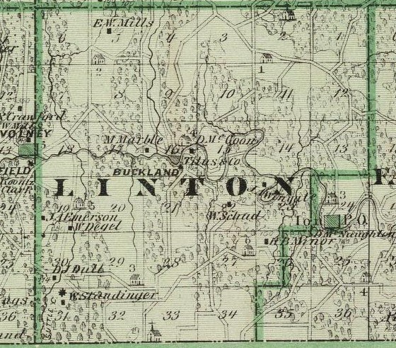 Linton twp. - Andreas atlas 1875