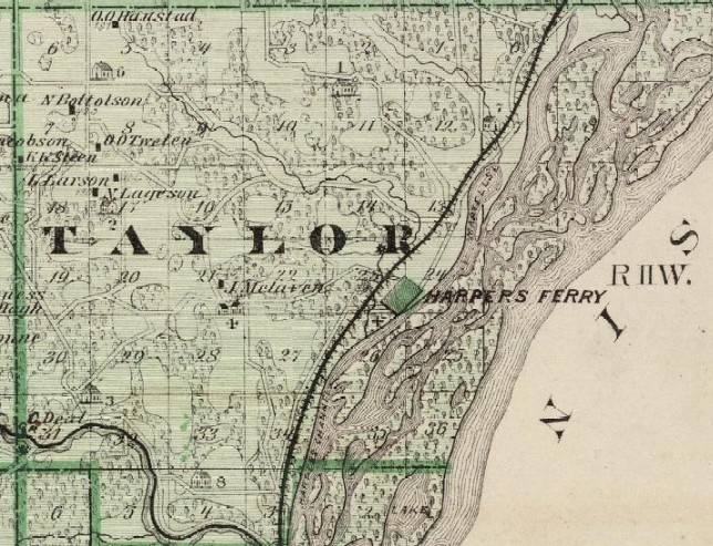 Taylor twp. - Andreas atlas - 1875
