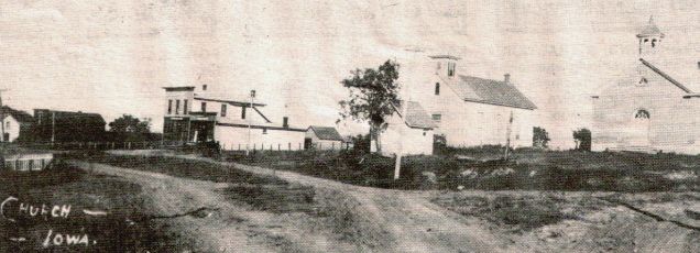 View of Churchtown in the early 1900's