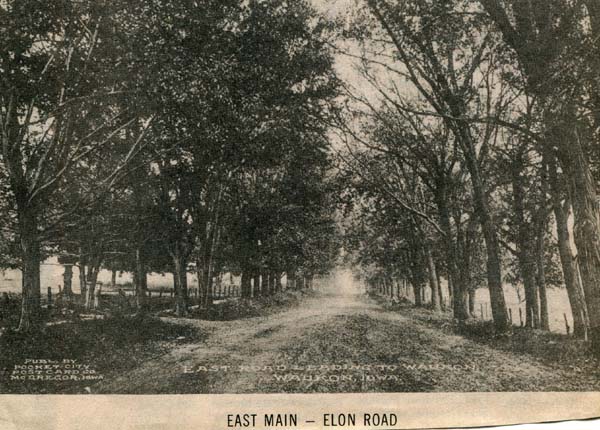 East Main St. - Elon Road, undated