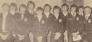 Postville FFA Chapter, 1977