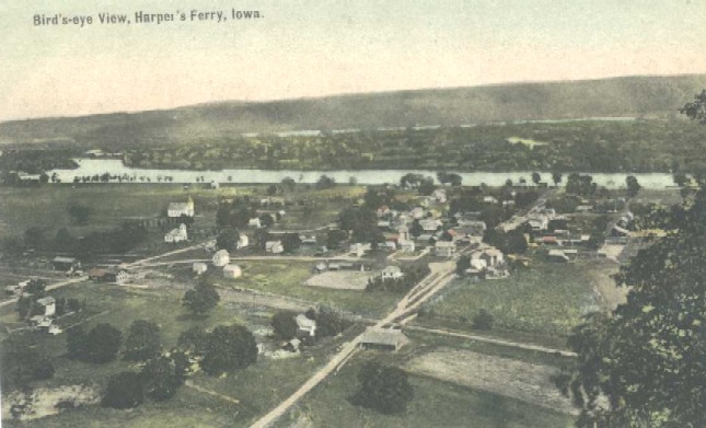 Birdseye view of Harpers Ferry - ca1920