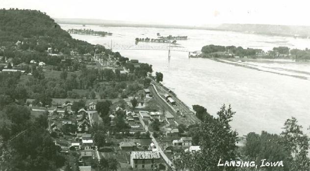 Lansing View, post 1930 - photo contributed by Errin Wilker