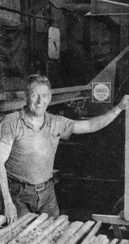 Bud Protsman, mill foreman