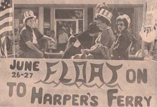 The Harper's Ferry Float