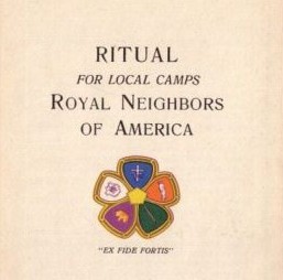 1921 Royal Neighbor publication cover