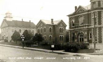 Waukon City Hall & Court House, dated 1935