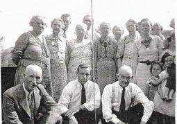 Dixon family reunion, Hanover township ca1936