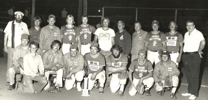 Hygrade softball team ca1975 - Postville, Iowa