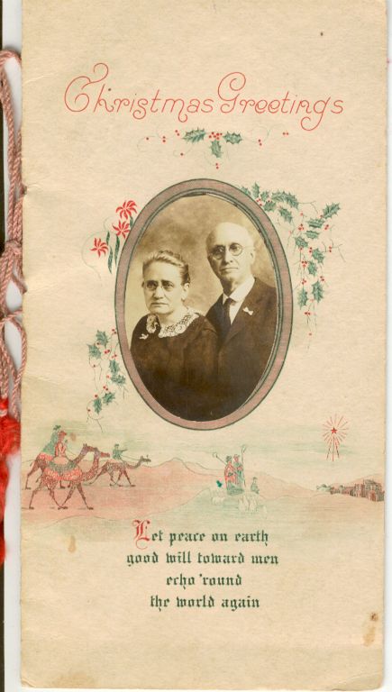 Christmas Card with Mr. and Mrs. A. L CRILEY, Mystic, 1923  (submitted by Kathy Morales ,Krmamc@aol.com)