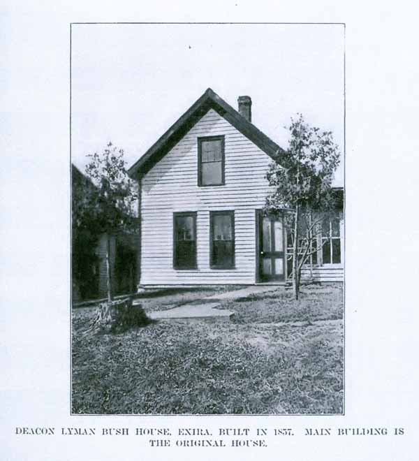 Deacon Lyman Bush House, Exira, Iowa, Built 1858
