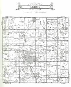 1921 Leroy Twp. Map
