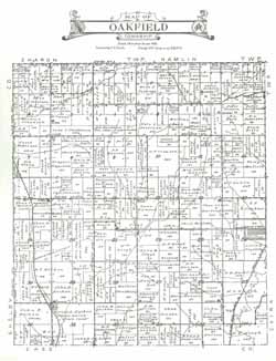 1921 Oakfield Twp. Map