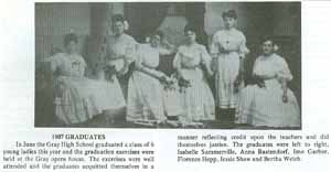 1907 Gray High School Graduates