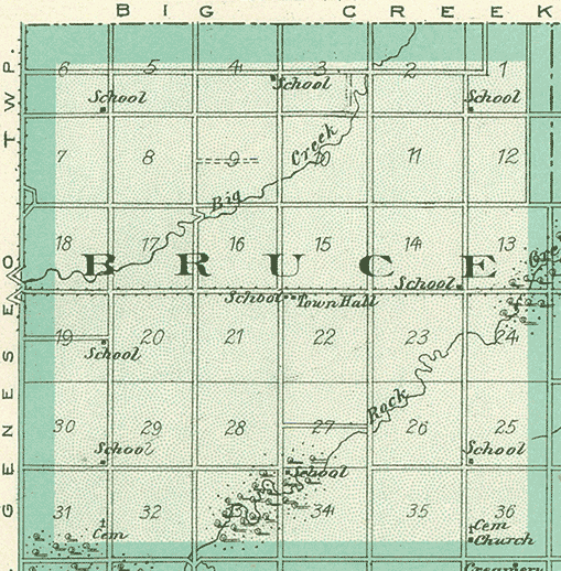 Bruce Township Map