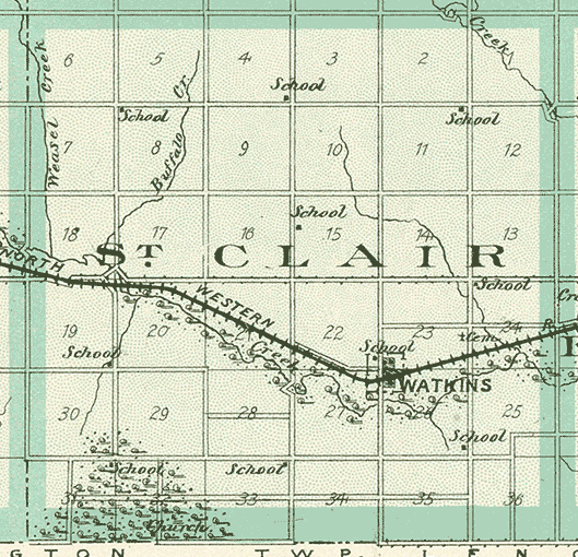 St. Clair Twp. Map