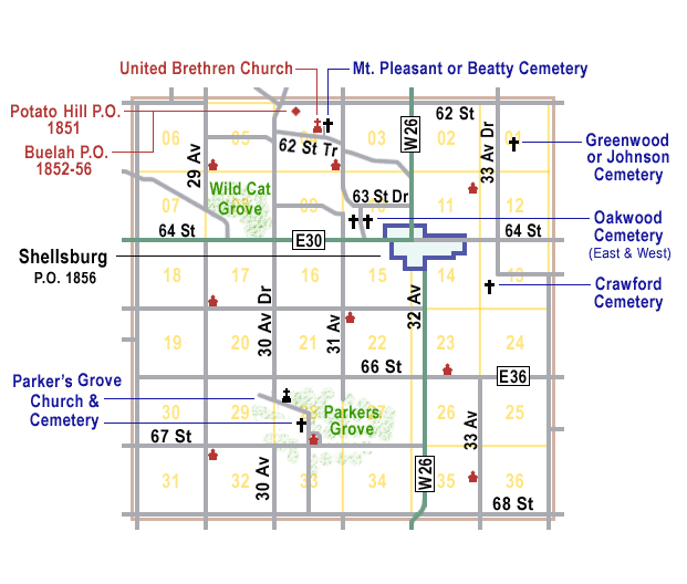 Canton Township map
