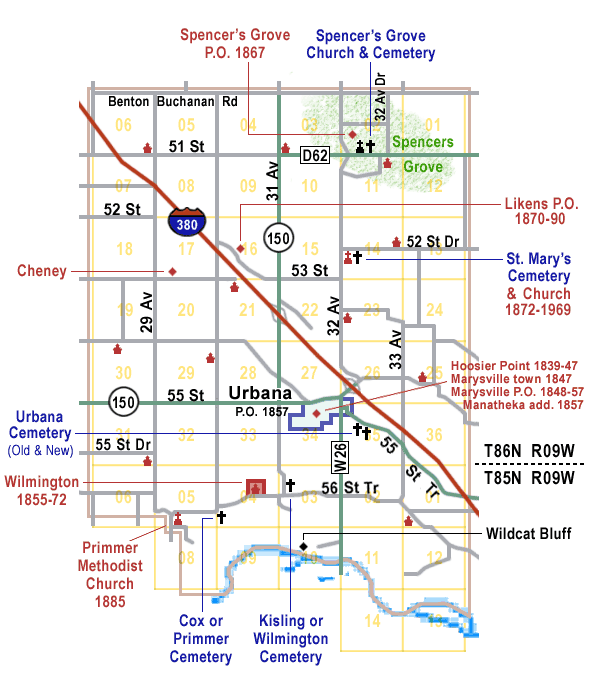 Polk Township map