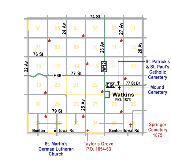 St. Clair Township map