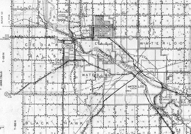 Township Maps In Black Hawk County 7731