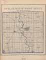 1902 Republican Atlas of Boone County Iowa Outline Map