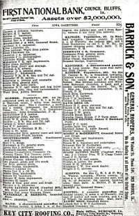 Pg. 885 in 1903 - 1904 Iowa State Gazetteer & Business Directory