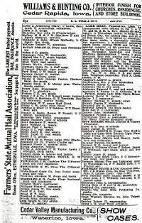 Pg. 892 in 1903 - 1904 Iowa State Gazetteer & Business Directory