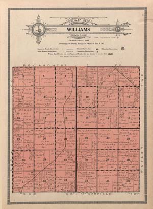 Williams Township, Calhoun County, 1920