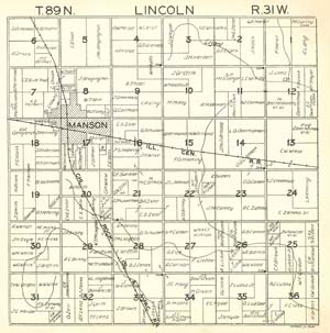 Lincoln Township, Calhoun County, 1930