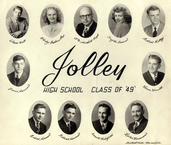 Jolley High School Class photo 1949