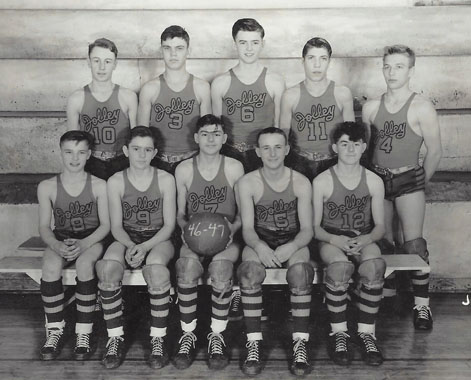 Jolley High School basketball team 1946-1947