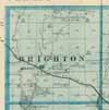 Brighton Twp. 1875 Cass County Iowa Map