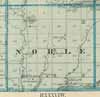Noble Twp. 1875 Cass County Iowa Map