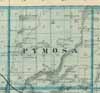 Pymosa Twp. 1875 Cass County Iowa Map
