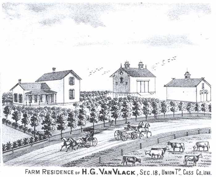 H. G. Van Vlack Farm Residence, Cass County, Iowa