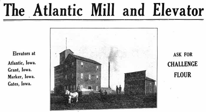 Atlantic Mill and Elevator Advertisement