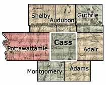 Cass County & Neighbors Map