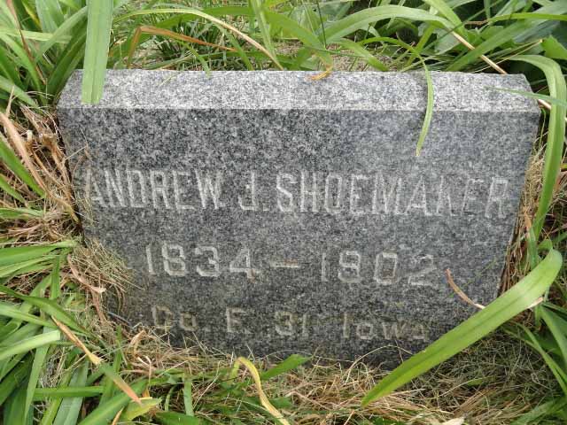 Andrew Shoemaker / Andrew Sheumaker Gravestone