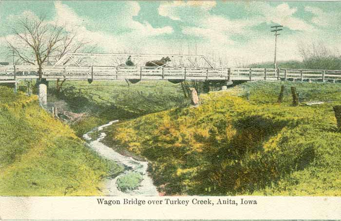 Wagon Bridge Over Turkey Creek, Cass County, Iowa