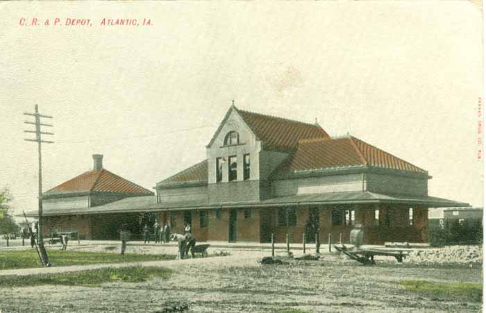 C. R. & P. Depot, Chicago Rock Island & Pacific Depot, Atlantic, Iowa