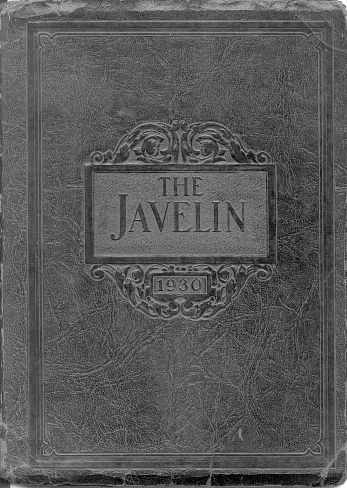 Atlantic High School 1930 Javelin Yearbook, Atlantic, Iowa