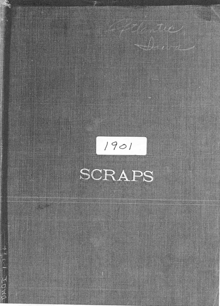 Atlantic High School 1901 Scraps Yearbook, Atlantic, Iowa