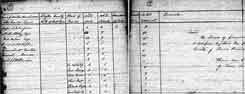 Sample 1838 census page