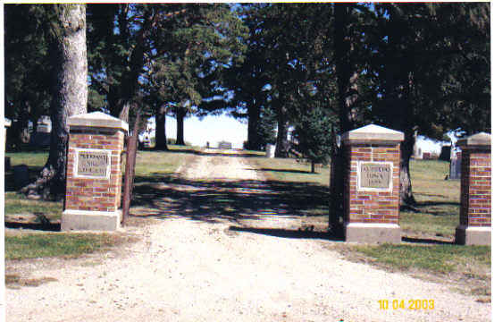 Entrance to Pleasant Hill Cemetery