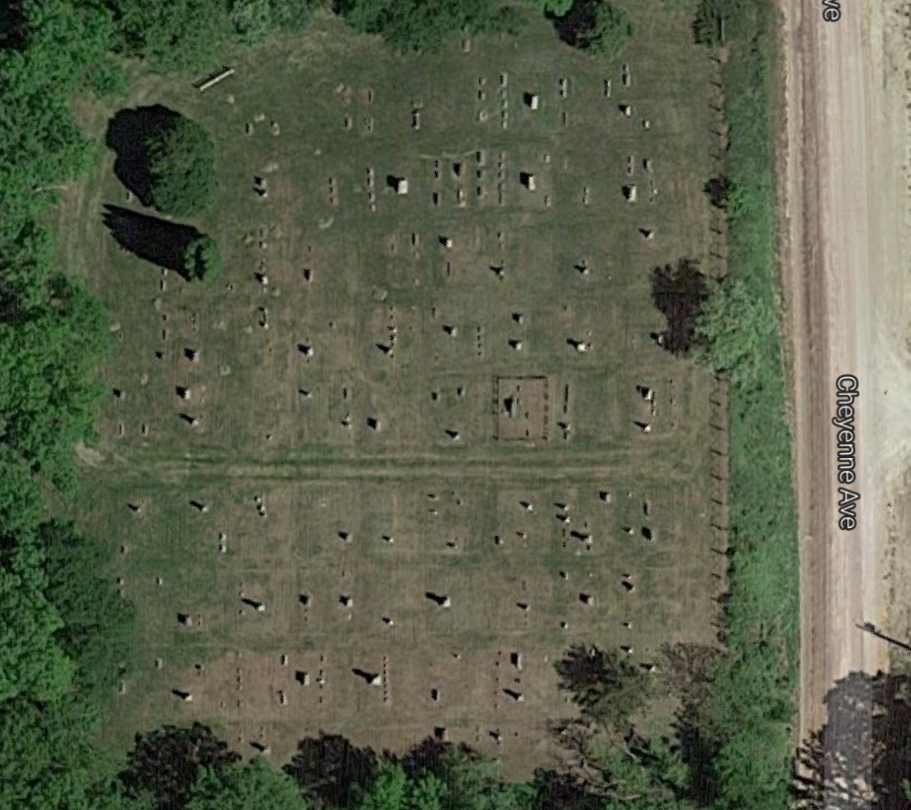 Cemetery from Above