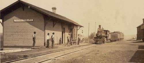 Farmersburg train depot